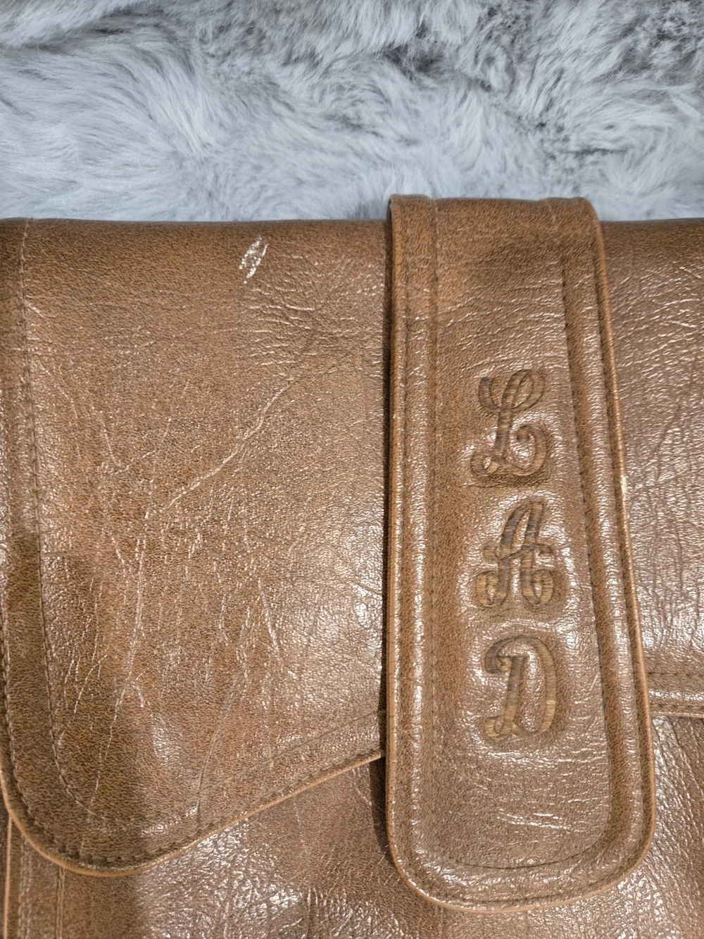 Tan Crossbody Shoulder Bag - Unbranded